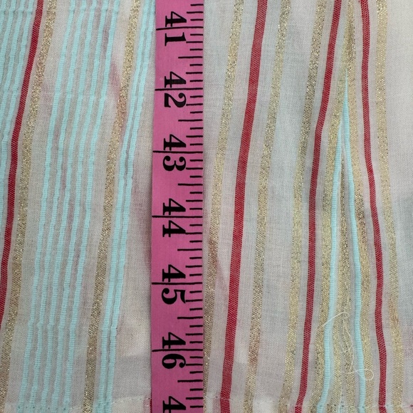 NWT My Beachy Side Uzasel Striped Sleeveless Dress Size 3 Tie Shoulders Pockets - Picture 11 of 13